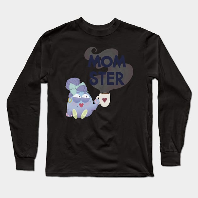 Momster Long Sleeve T-Shirt by JCW Illustrates